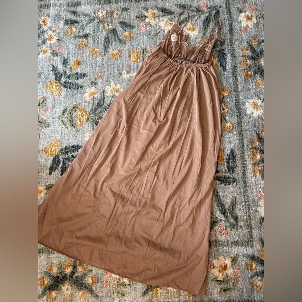 Vintage Union Made Night Gown Lingerie SEMISHEER Lace JM Towne & Co - Picture 5 of 8